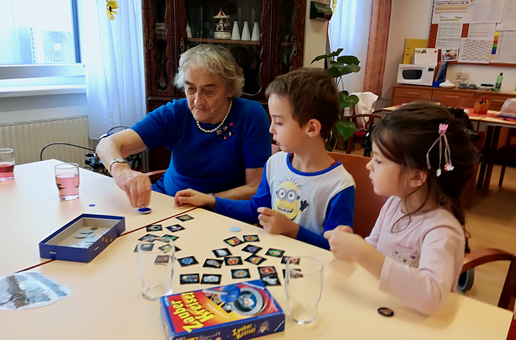 Besuch im Pensionistenwohnhaus